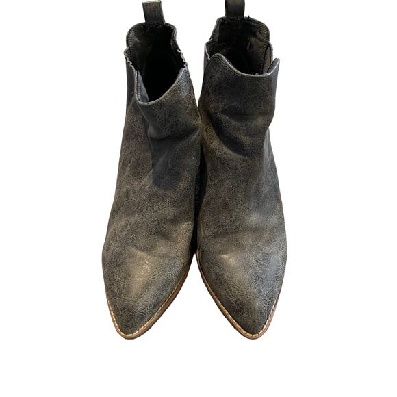BC Born in California Women's Gray Pointed Toe Ankle Booties Size 6 - Picture 4 of 7
